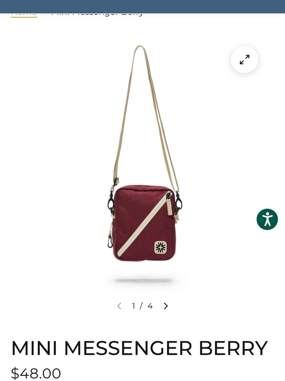 Mini Messenger - Berry - Picture 5 of 5